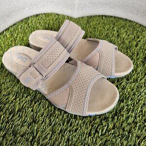 Ryka Essence Slide Sandals – Grey/Summer Blue – Women’s Size 8 – New in Box
